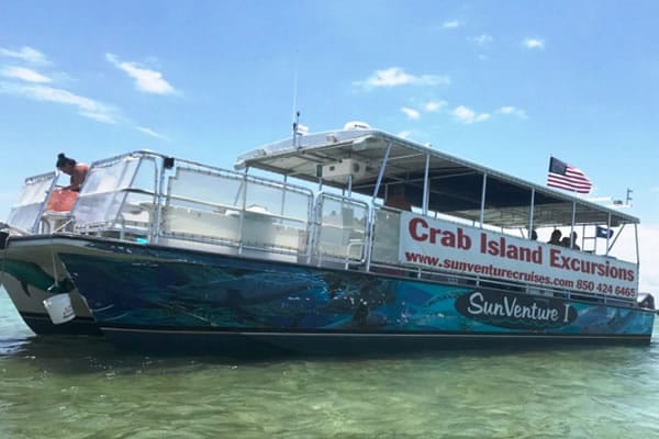 Beaches Boats Cruising Through Memorial Day Crab Island Sunventure Cruises