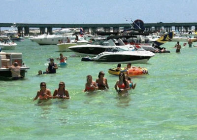 Crab Island Destin Florida Cruises people water