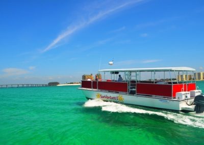 Sunventure II Crab Island cruises bridge